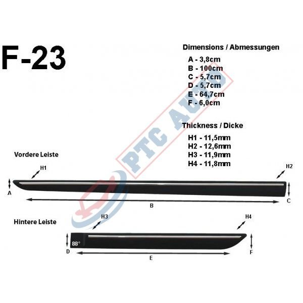 Bandouri laterale Mercedes, Clasa A W169